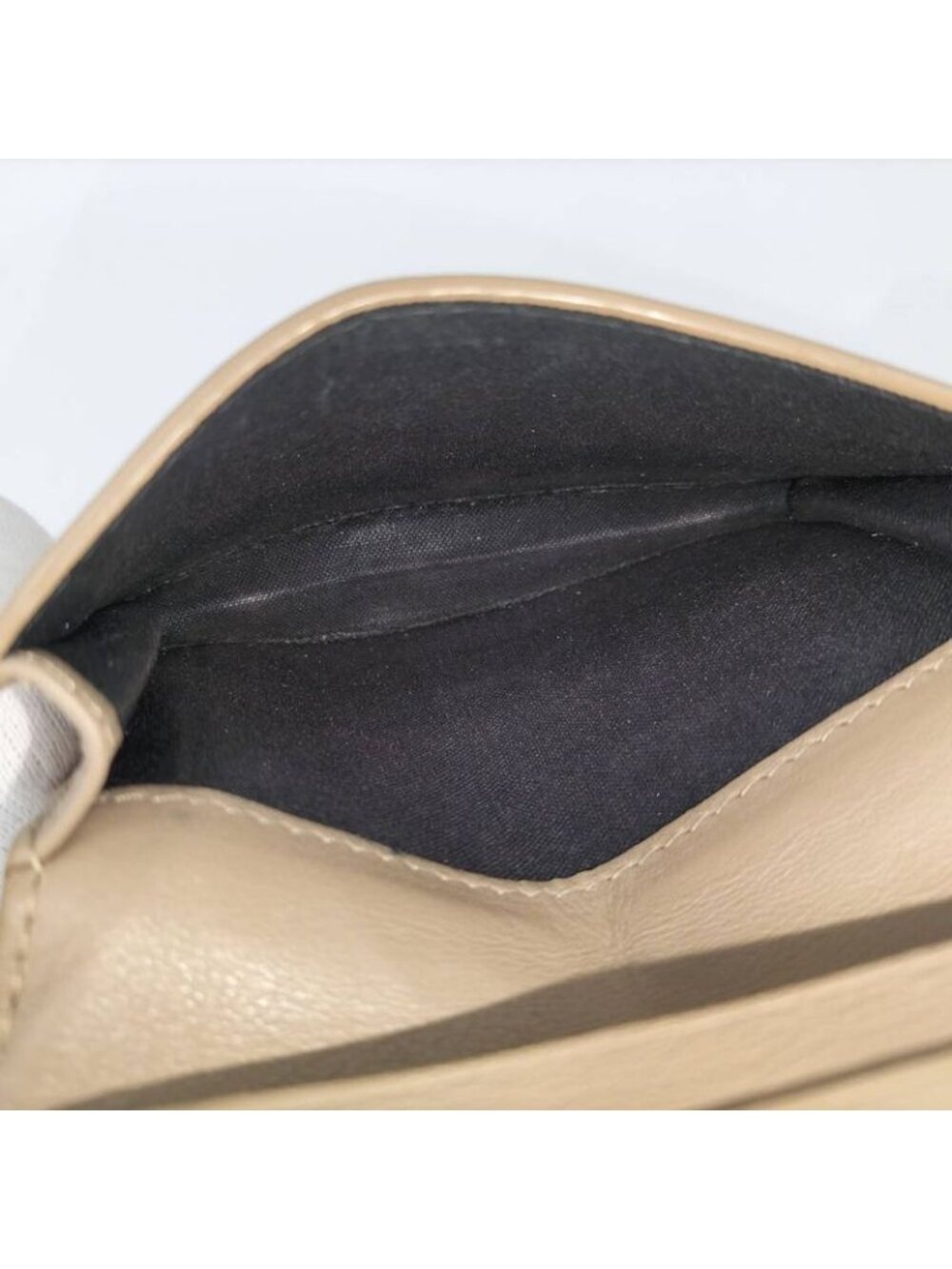 Balenciaga Card Case Leather Beige - Picture 7 of 8